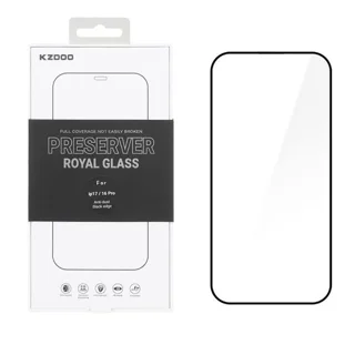 محافظ صفحه نمایش kzdoo مدل Full Glassمناسب برای گوشی موبایل اپل iPhone 18Pro Maxو iPhone 17 Pro Max